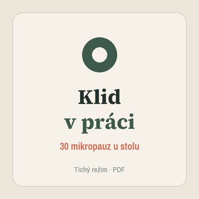Klid v práci